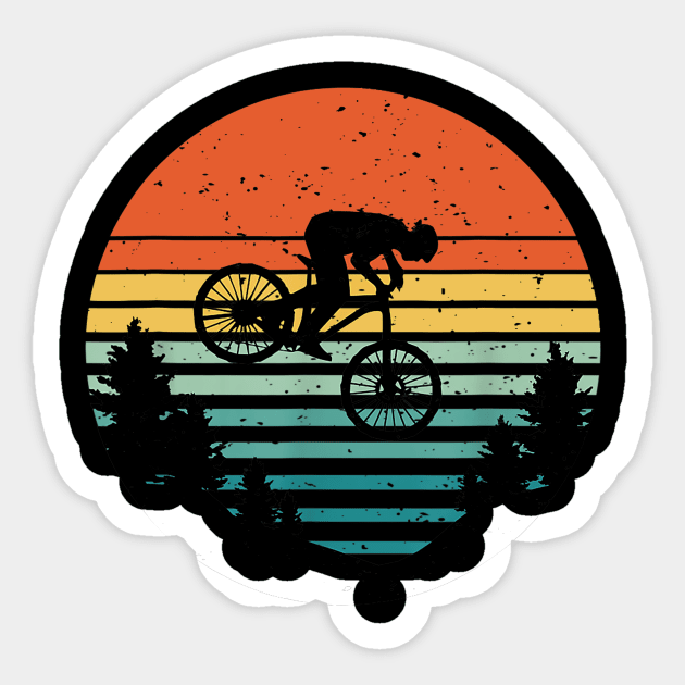Downhill Mountain Bike Sticker by jordanfaulkner02
